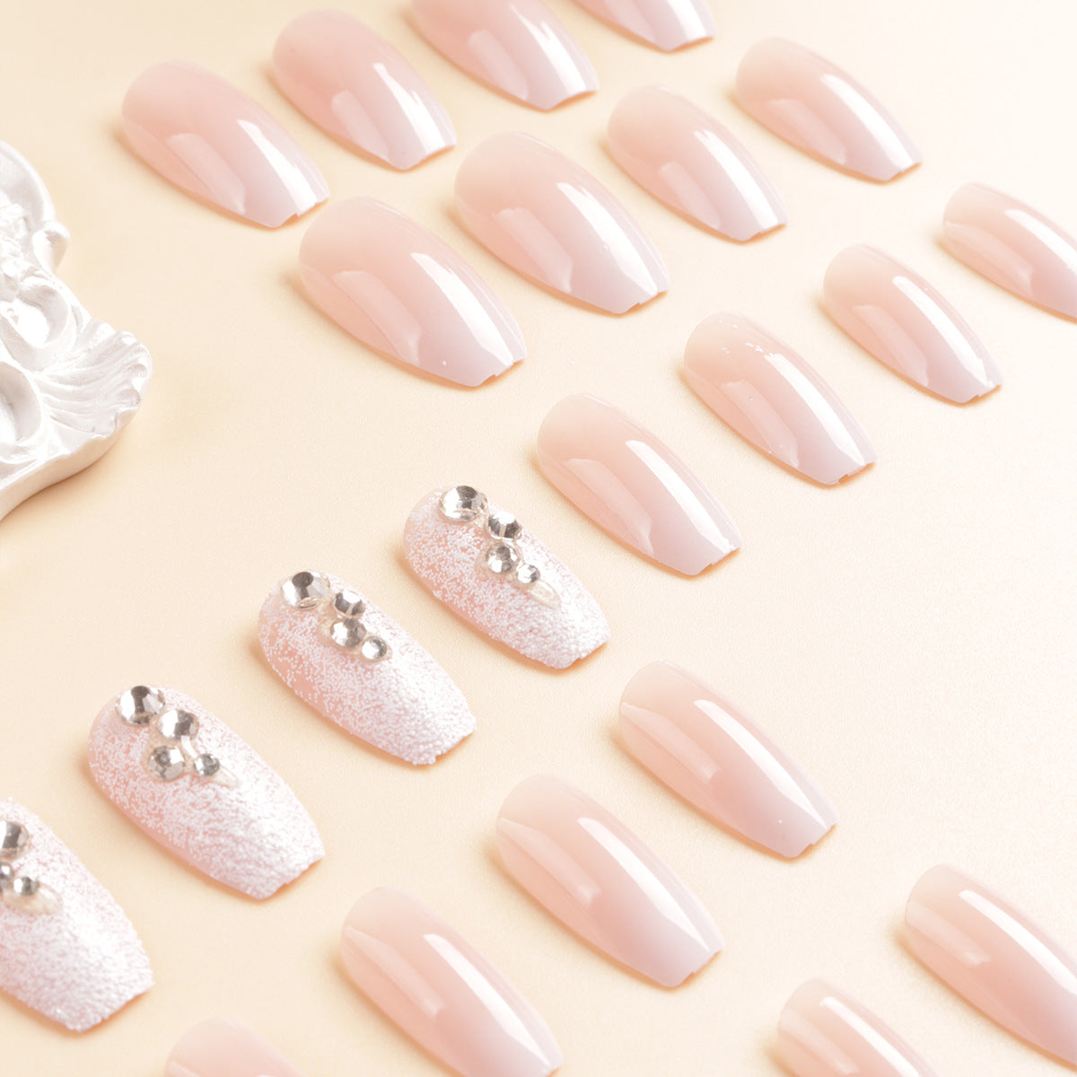 Elegante Ombre Nagel Kunstverlängerungen Brehn
