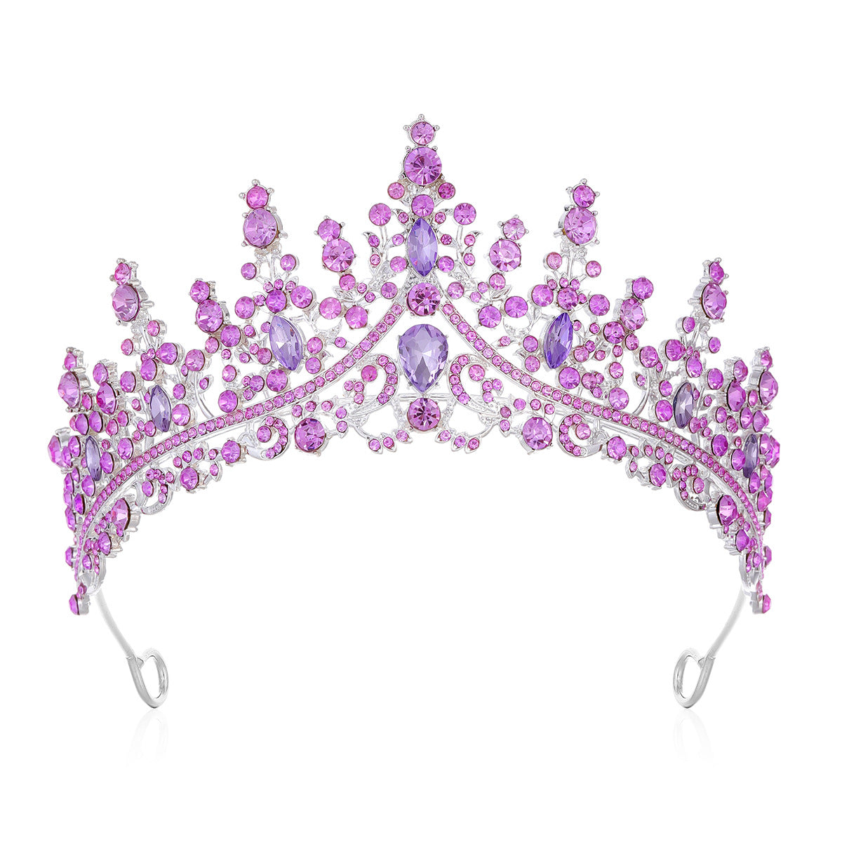 Damen Strass Tiara mit funkelnden Edelsteinen Brehn