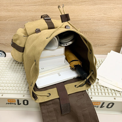 Stilvolle Canvas-Rucksack