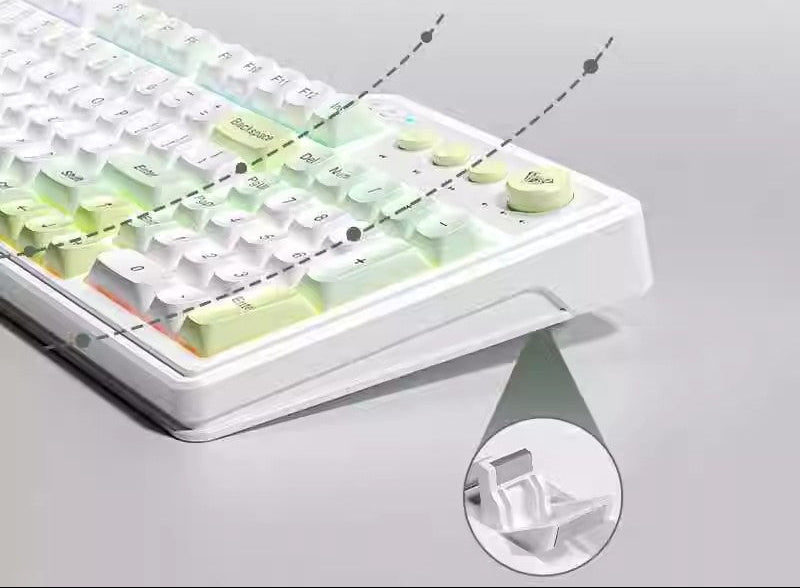 Kabellose RGB Gaming-Tastatur Brehn