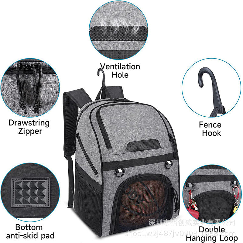 Multi-Compartment Sport-Rucksack mit Schuhfach Brehn