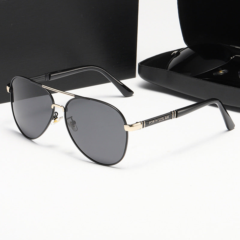 Damen Elegante Piloten-Sonnenbrille mit hochwertigen Polarisationsgläsern Brehn