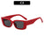 Vintage-inspirierte quadratische Sonnenbrille