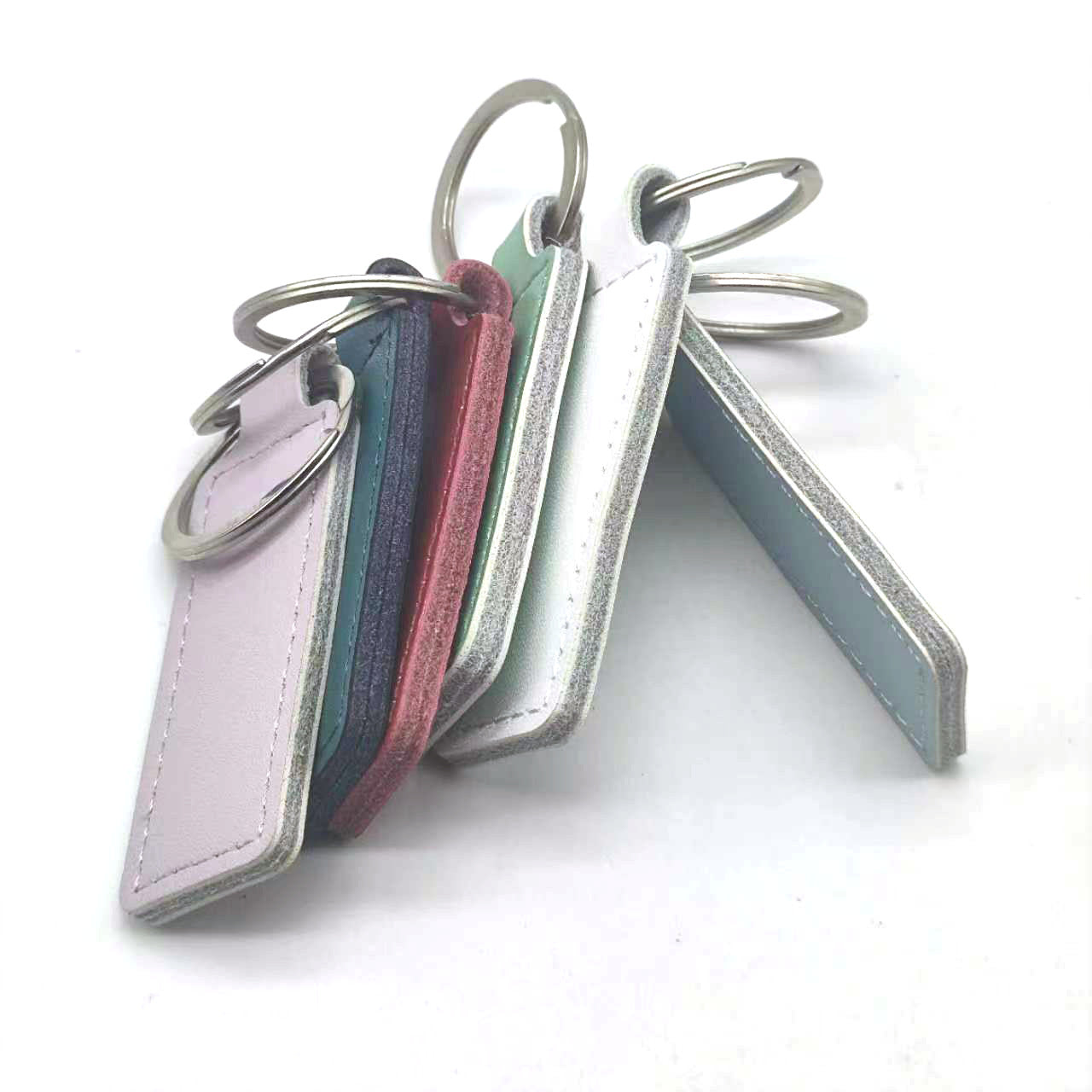 Unisex Schlüsselanhänger mit personalisierbarem Kunstleder Brehn