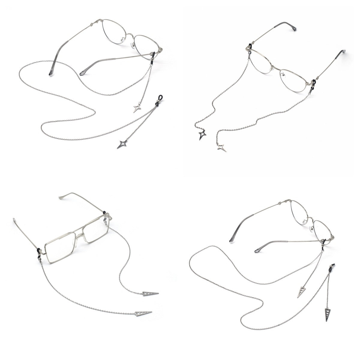 Stylische Edelstahl Brillen Kette Brehn