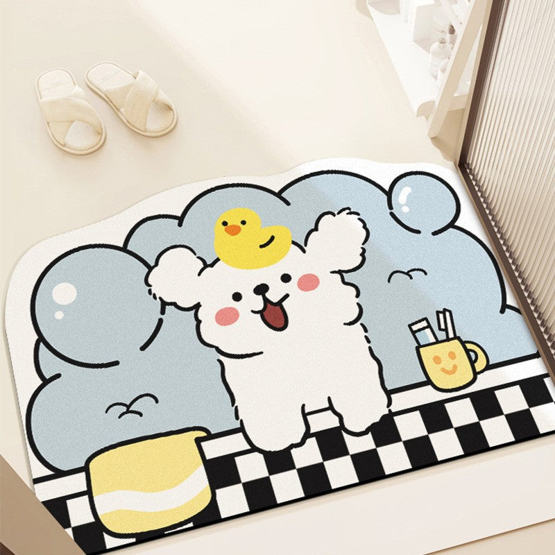 Cartoon Badmatte Brehn