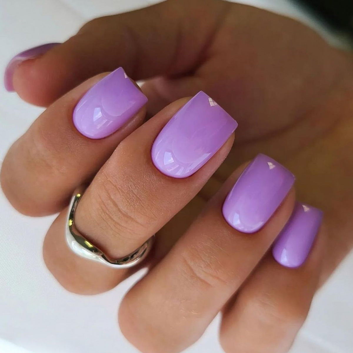 Glänzende Gel-Nagelkunstverlängerungen Brehn