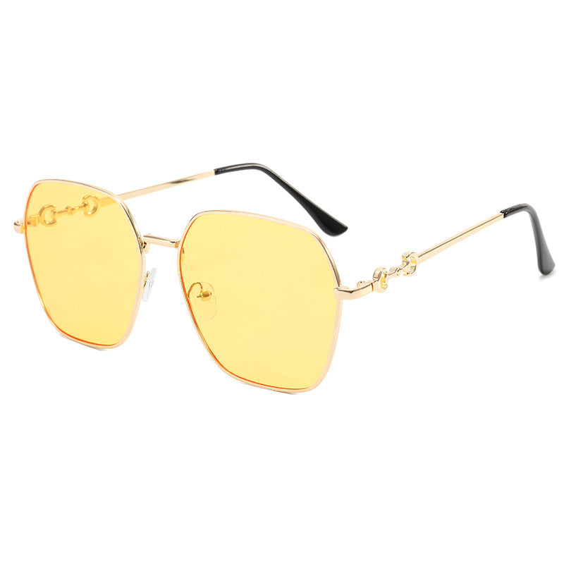 Damen geometrische Oversized Sonnenbrille Brehn