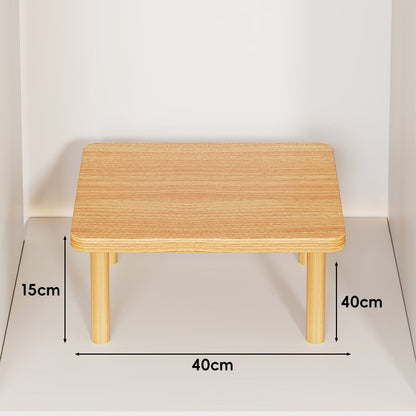 Verstellbarer Mehrhöhe Holz Monitorständer und Desktop Regal