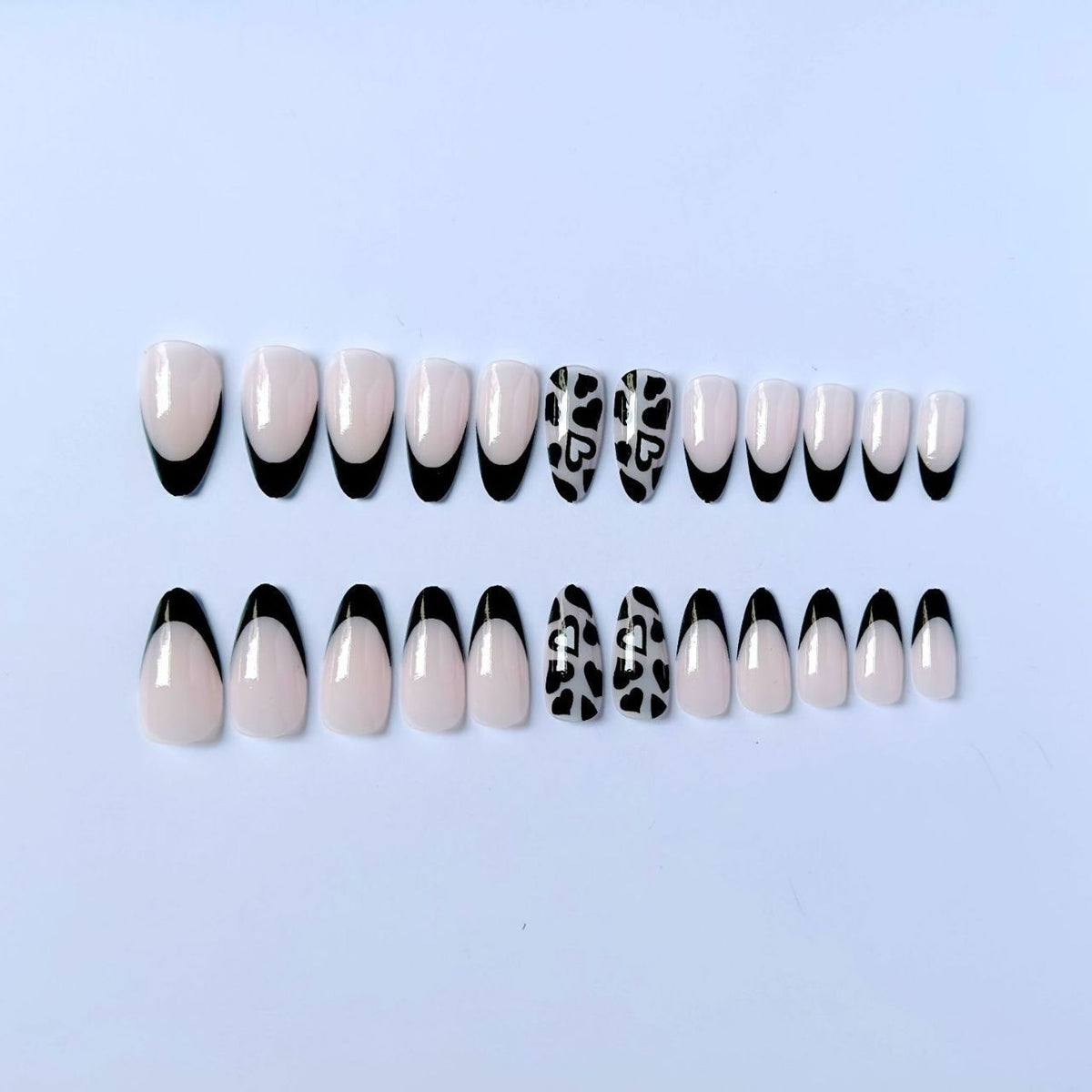 Elegantes Spitz-Französisches Tipps-Nagelkunst-Set
