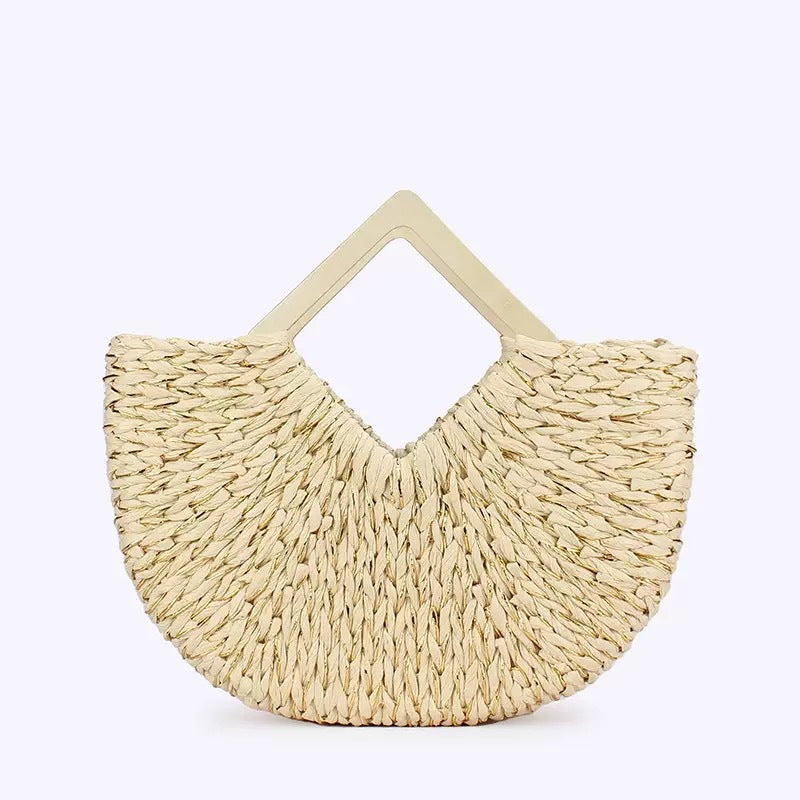 Handtasche Aus Nachhaltigem Geflochtenem Material mit Stilvollem Design Brehn