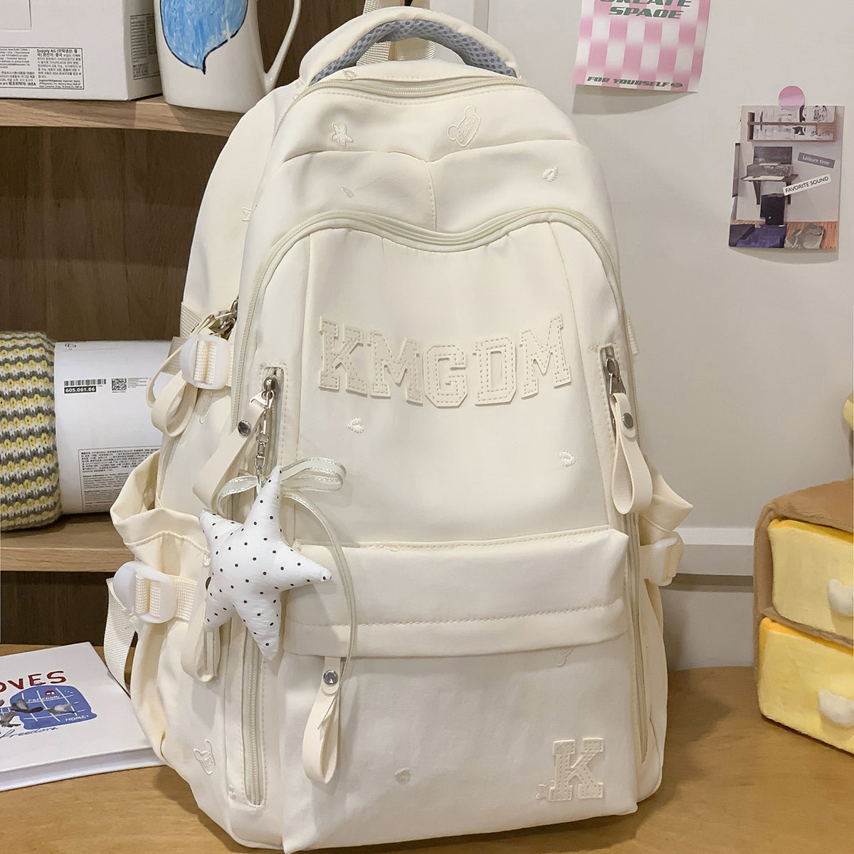Stylische bestickte Rucksack Brehn 1791205224