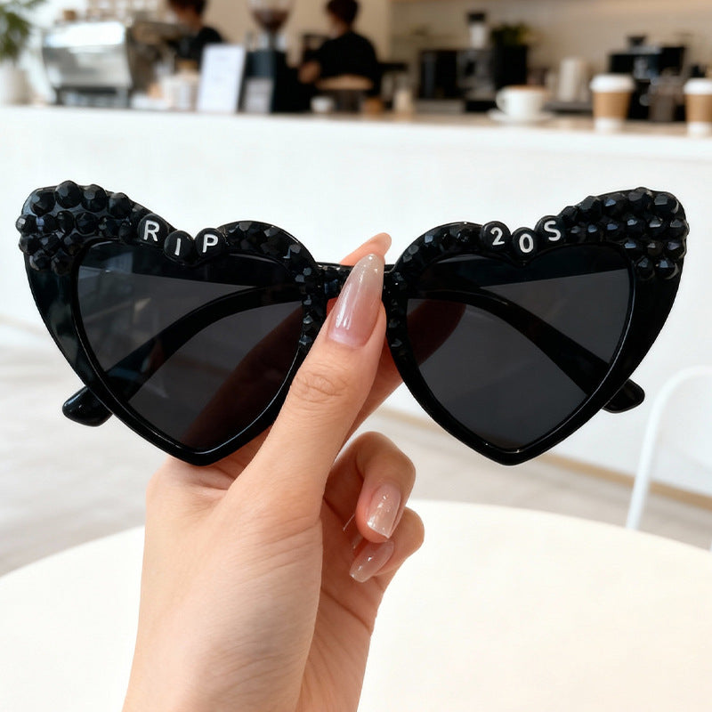 Statement Herzrahmen Sonnenbrille Brehn