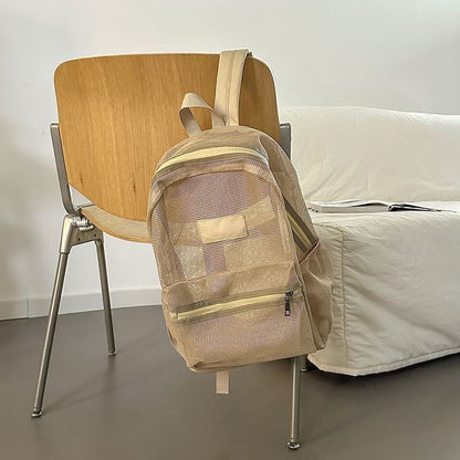 Stylische Mesh-Rucksack Brehn