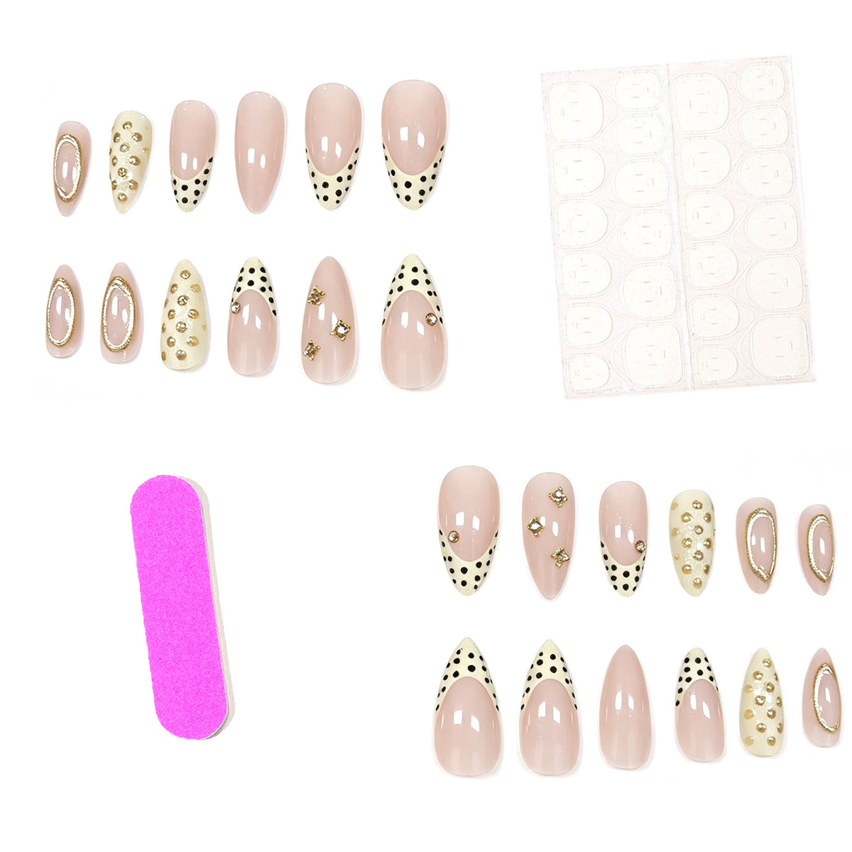 Elegante 3D Dekorative Nagelverzierungen Brehn
