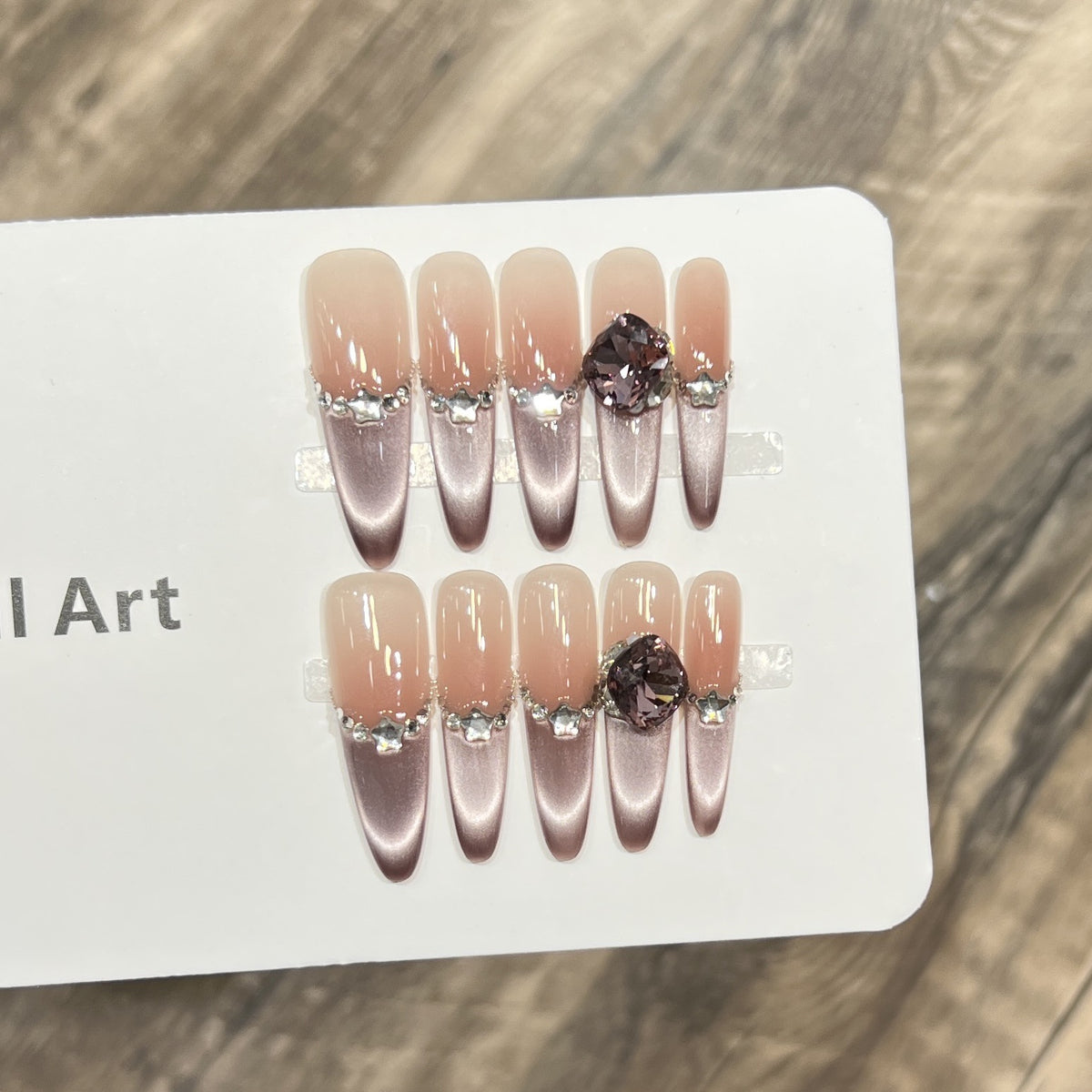 Dekorative Kristall-beschichtete Acryl-Nageltips Brehn