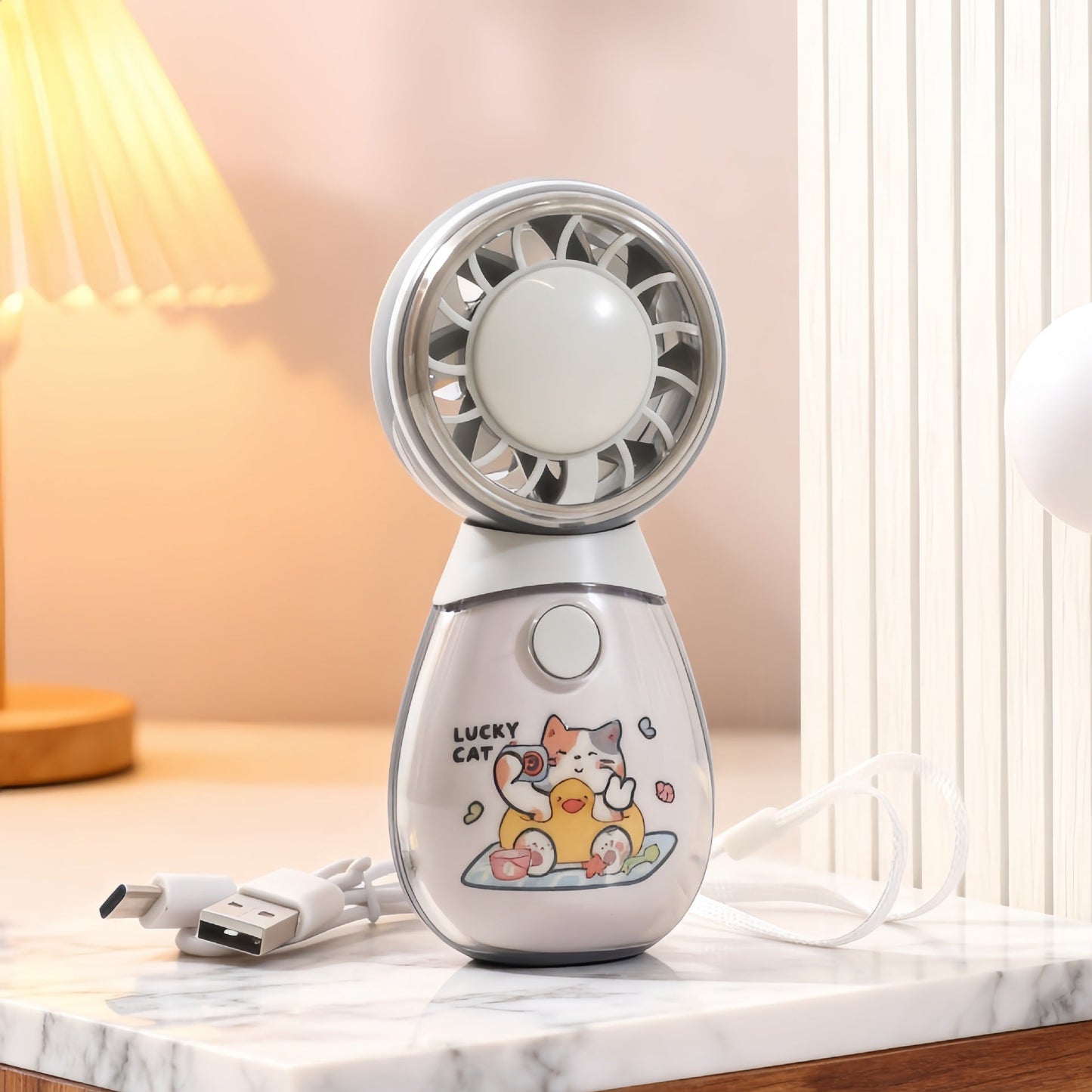Frauen tragbarer Handventilator mit einzigartigem Katzen-Design Brehn