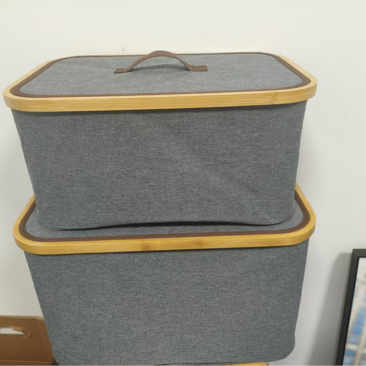 Aufbewahrungsboxen mit Eleganten Bambusakzenten Brehn