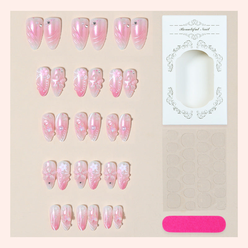 Premium Dekorative Press-On Nagelkunst Set Brehn