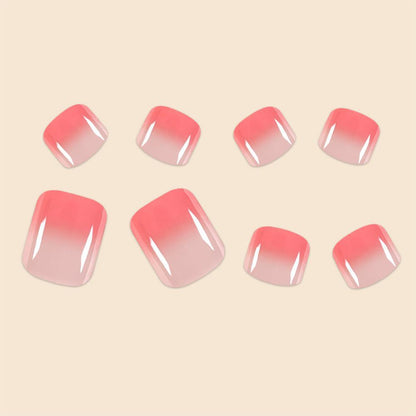 Ombre Glitzer Pediküre