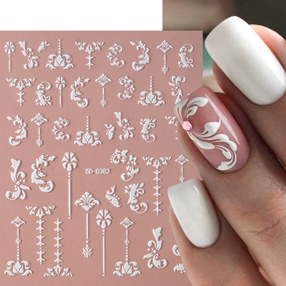 Elegante Nagelkunst Stempelplatte