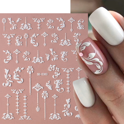 Elegante Nagelkunst Stempelplatte