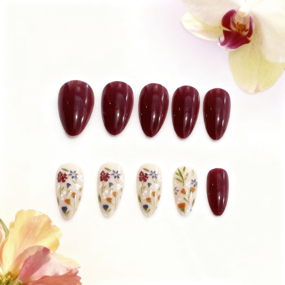 Blumeninspirierten Nagelkunst Verbesserungen Brehn