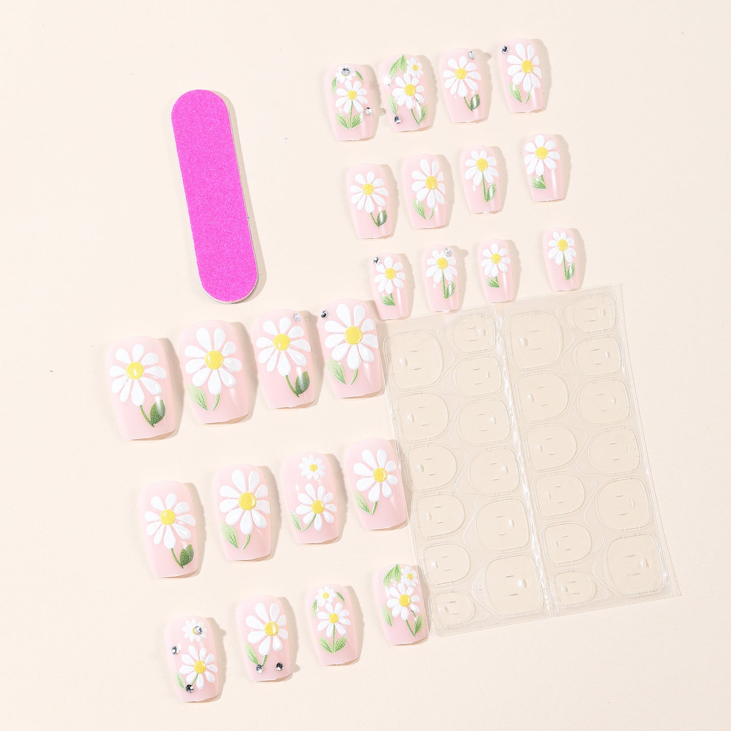 Blumen Design Gel Nagelkunst Set Brehn