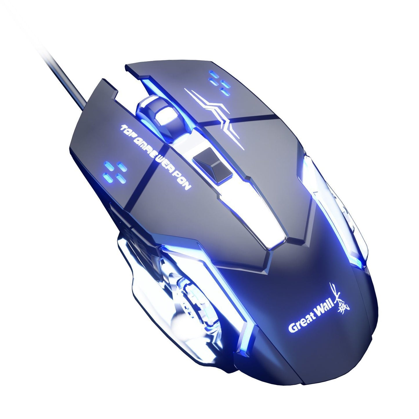 Hochpräzise kabelgebundene Gaming-Maus mit einstellbarem DPI Brehn