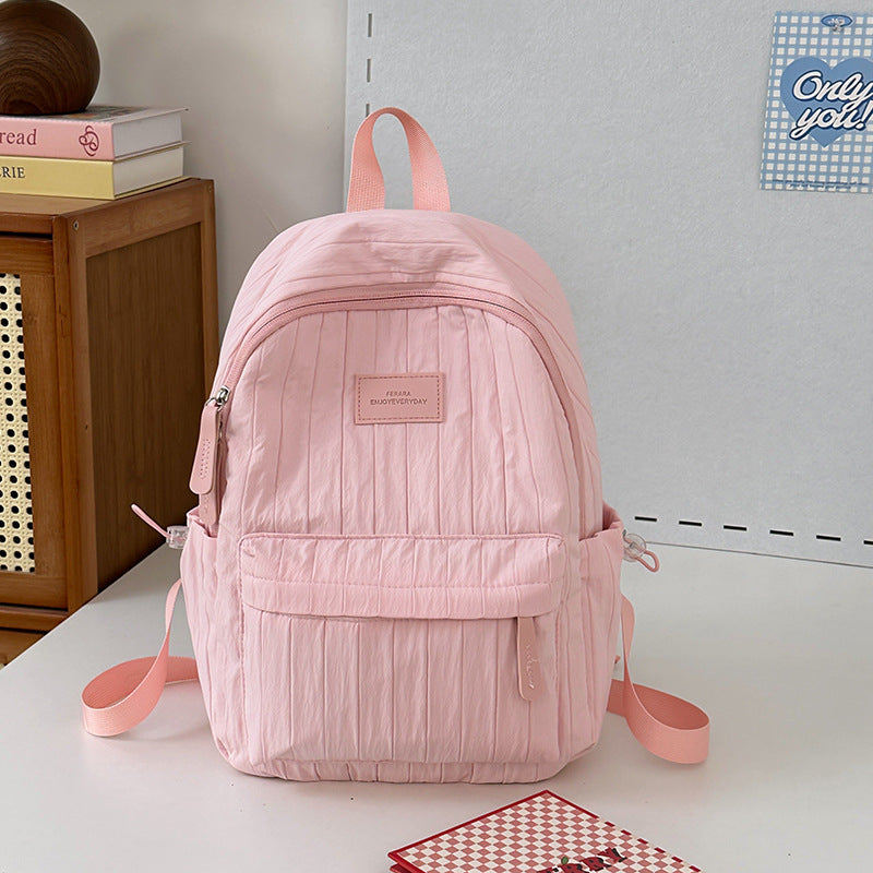 Leichter gesteppter Schulrucksack