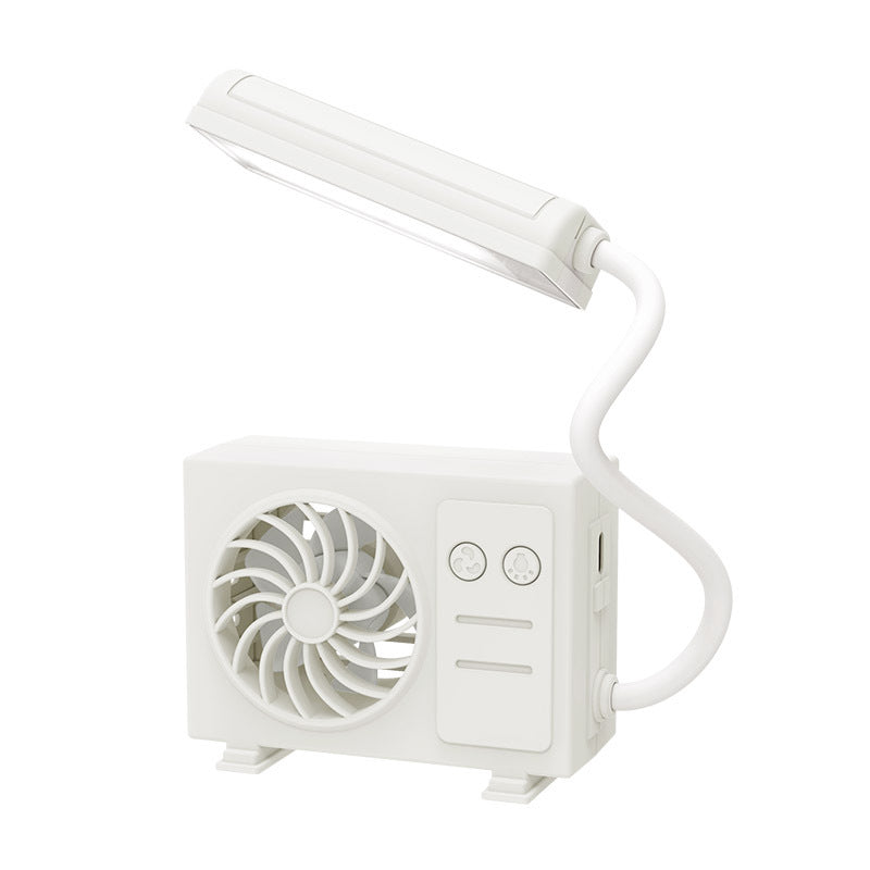 Damen Multifunktionale Tischlampe mit integriertem Ventilator und flexibler Armpositionierung Brehn