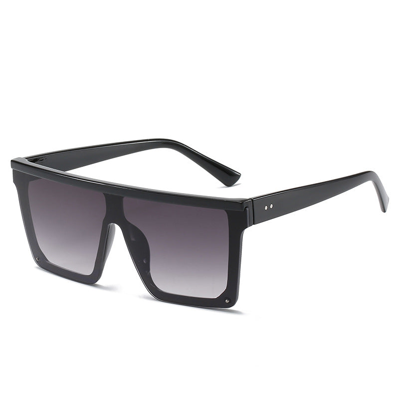 Damen modische visuelle Sonnenbrille mit breitem Rahmen Brehn