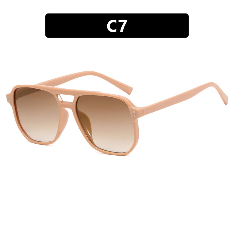 Damen modische Sonnenbrille mit kantigem Rahmen Brehn