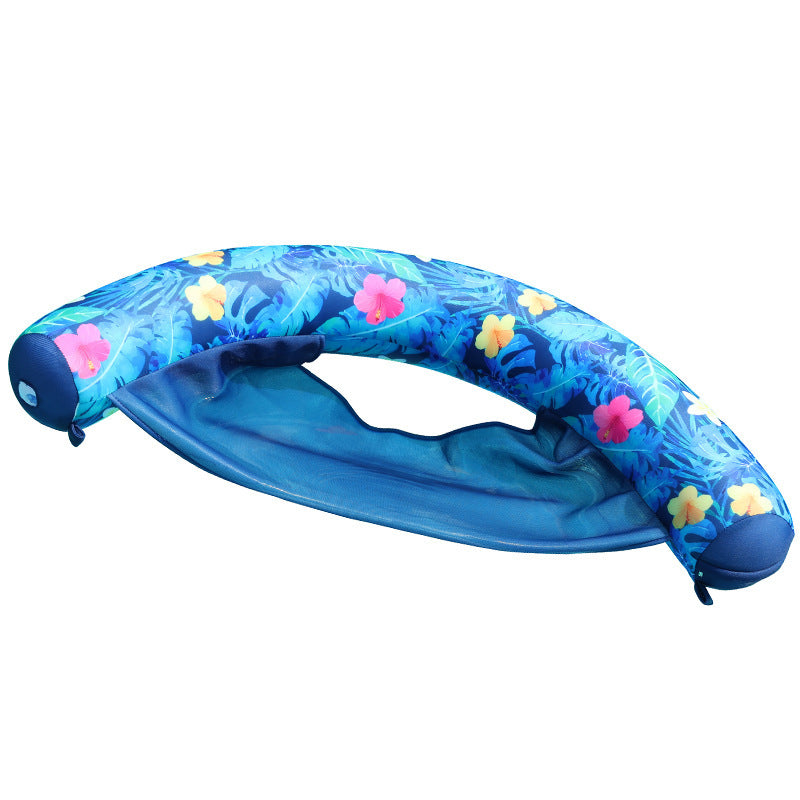 Damen Aufblasbare Schwimm-Lounge mit Netzunterstützung Brehn