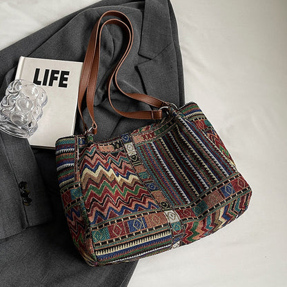 Bohemian-Stil Geflochtene Handtasche