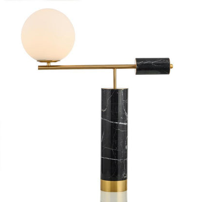 Moderne Minimalistische Tischlampe mit Marmorbasis