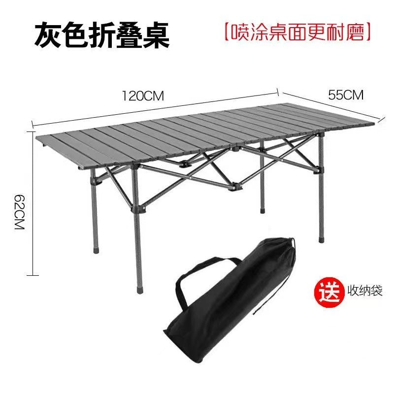 Faltbarer Camping-Tisch Mit Robustem Aluminiumgestell Und Tragetasche Brehn