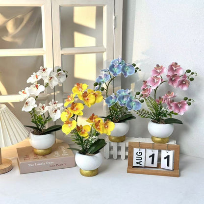 Künstliche Orchideenarrangement für Tischdekoration