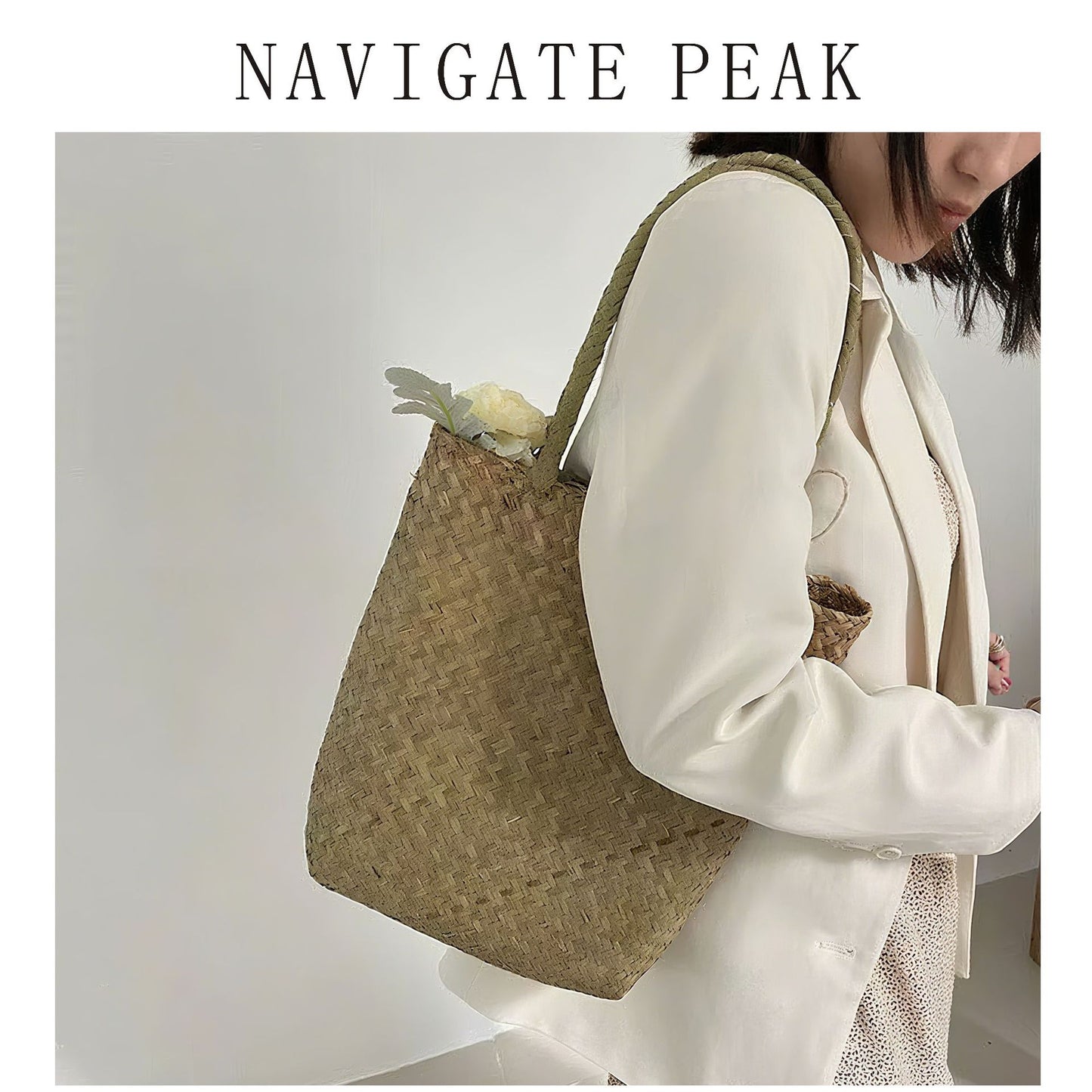 Damen Handgefertigte Alltagsmarkt Tasche Brehn