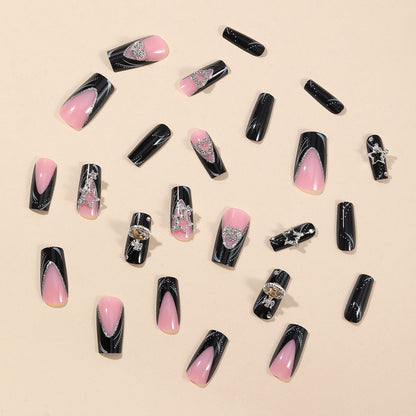 Elegante 3D Nagelkunst Verlängerungen Brehn
