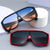 Damen Modische Oversized Sonnenbrille im extravaganten Animal-Print Design Brehn