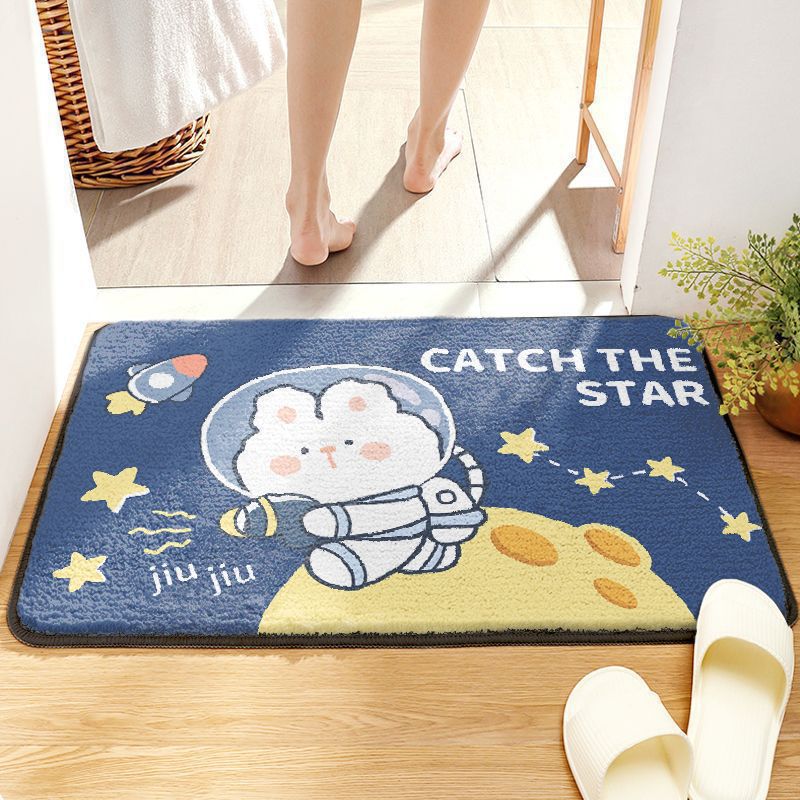 Süßer Hase-Themen Plüsch Badezimmer Teppich