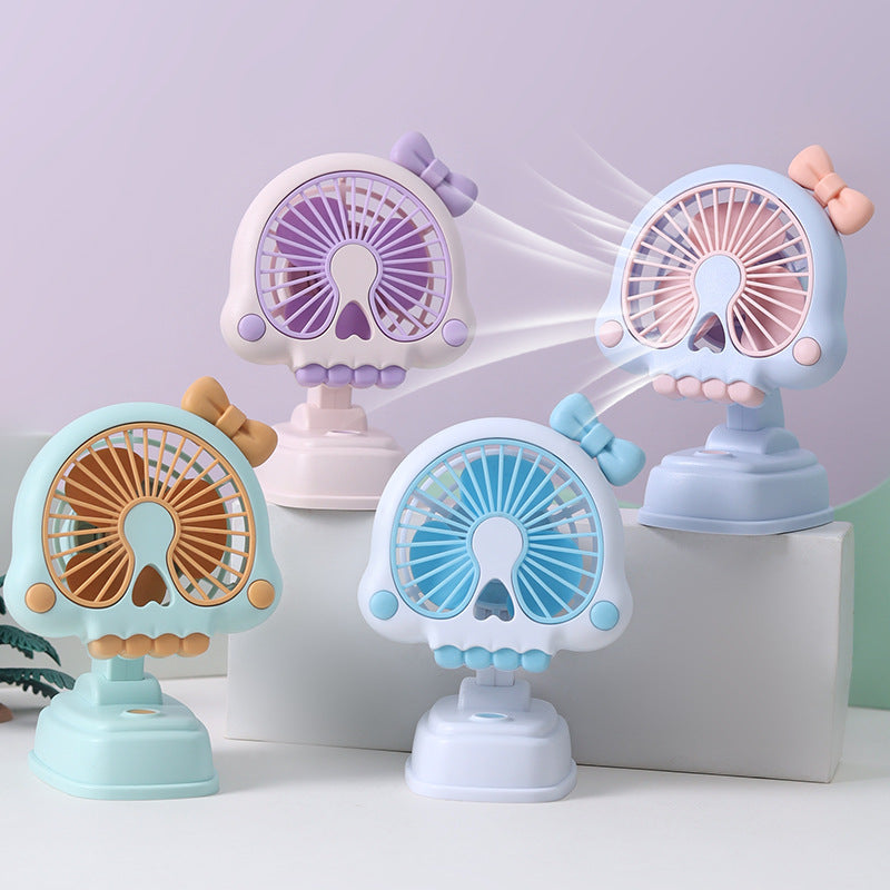 Unisex Creative Skull-Shaped Desk Fan Brehn