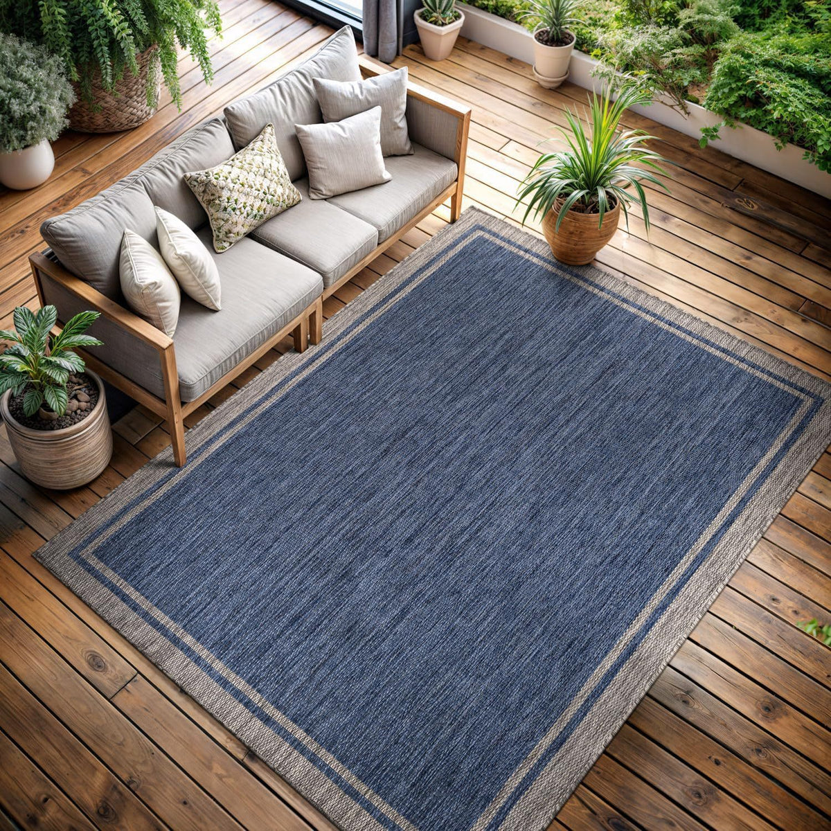 Outdoor Patio Bereich Teppich