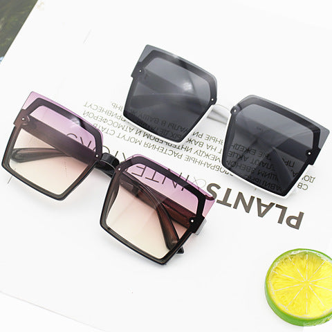 Damen Modische quadratische Sonnenbrille mit stylischem zweifarbigen Rahmen Brehn