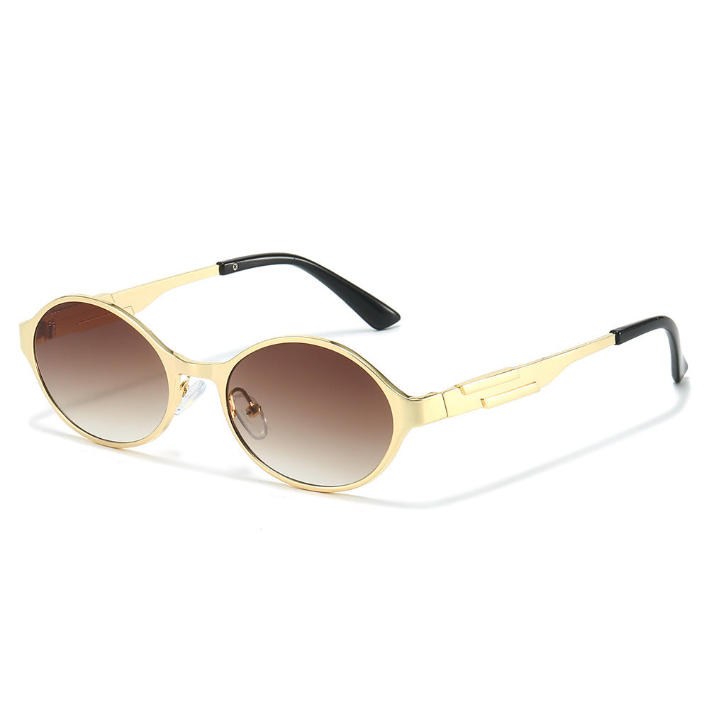 Einzigartige ovale Rahmen-Sonnenbrille Brehn