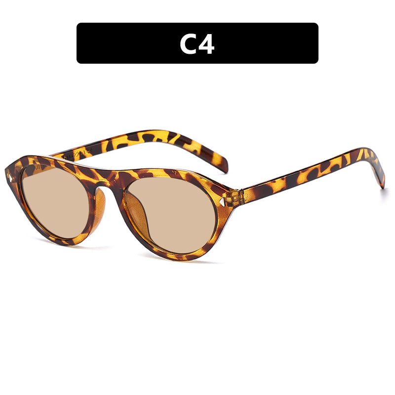 Damen modische Sonnenbrille mit geschwungenem Rahmen und schützendem UV-Filter Brehn