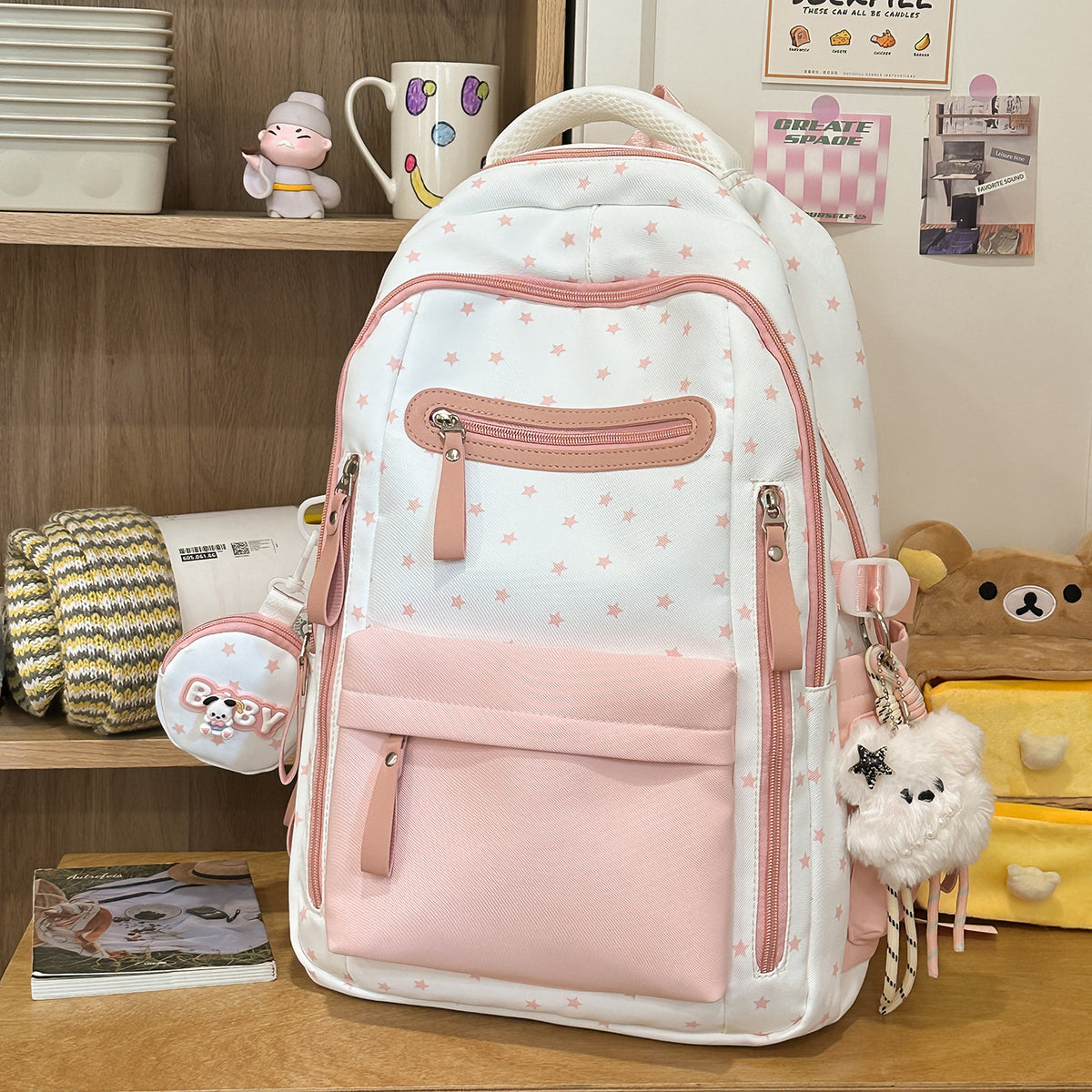 Stylische Stern-beschmückte Mode-Rucksack Brehn