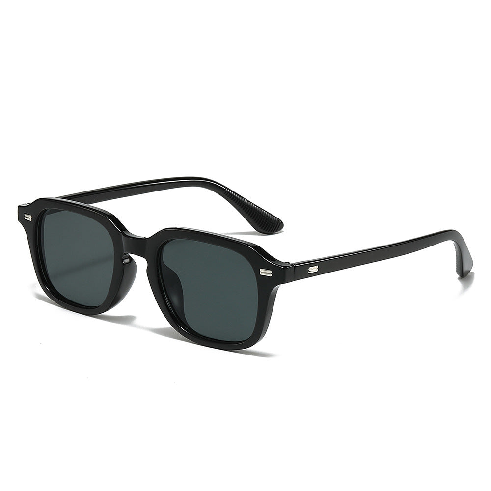 Retro-inspirierte quadratische Rahmen Sonnenbrille Brehn