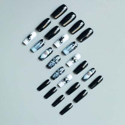 Festliches Winter-Nagelkunst-Design-Kit